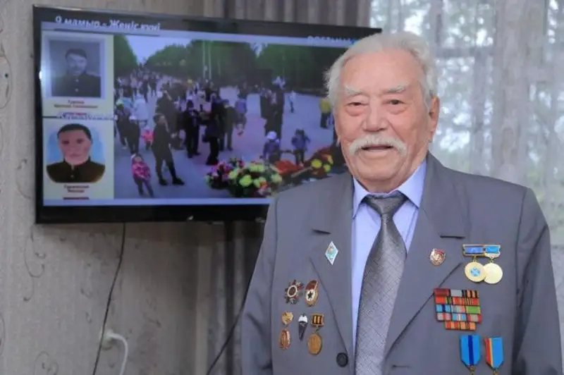 Ветеран ВОВ Касымхан Алдабергенов: Благодарен молодежи, что чтят память о победе