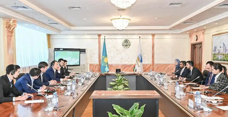 ҚТЖ и AD Ports Group обсудили вопросы сотрудничества в сфере логистики