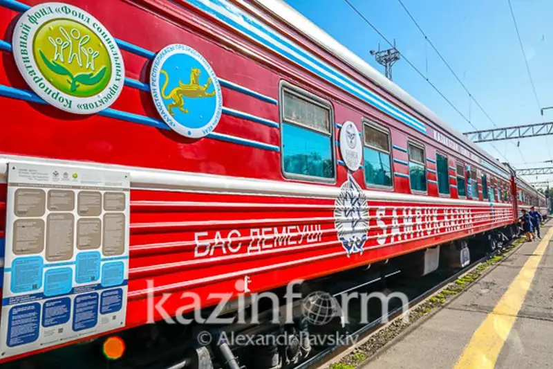Медицинский поезд «Саламатты Қазақстан» прибудет на станцию Кумистау