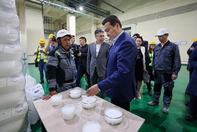 Úkimet basshysy Atyraýdaǵy polıpropılen óndiretin keshende boldy