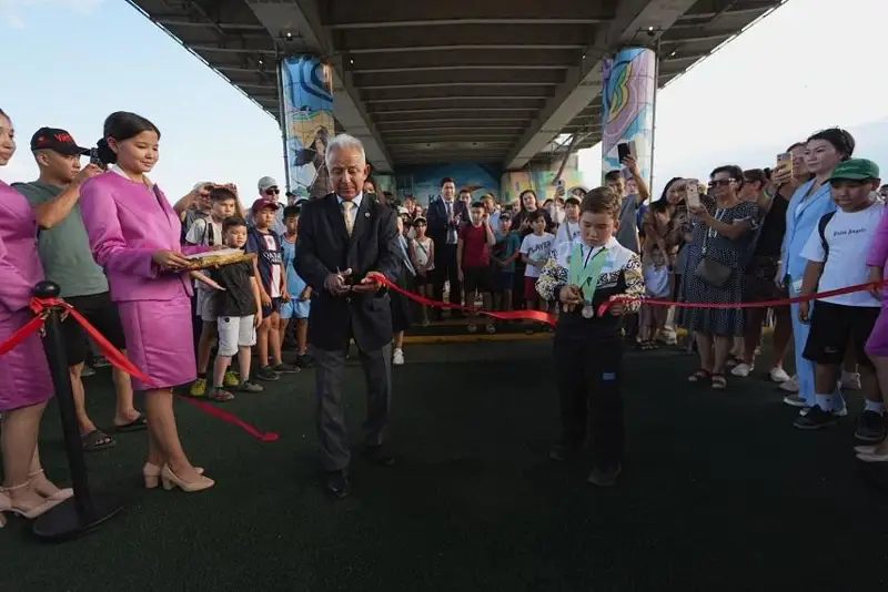 Состоялось торжественное открытие подмостового пространства на левобережье Семея