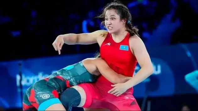 Жамиля Бакбергенова победила на турнире борцовской лиги Poddubny Wrestling League