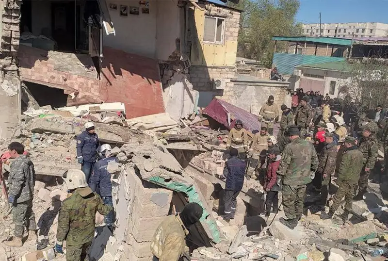 جاڭاوزەندەگى جارىلىستان قازا بولعاندار سانى 4 كە جەتتى