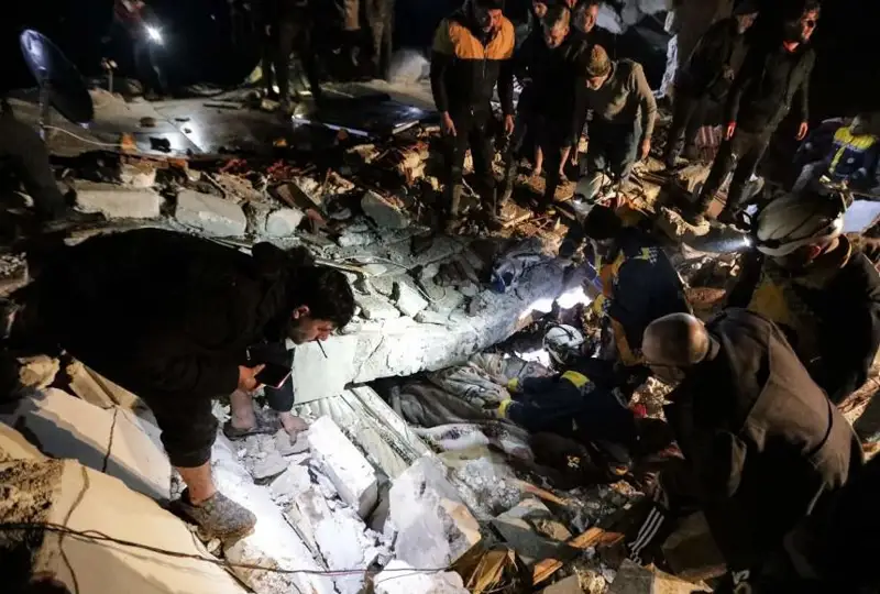 237 человек погибли в Сирии в результате землетрясения в Турции