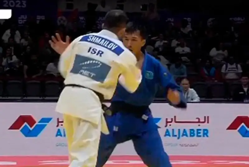 Казахстанский дзюдоист Гусман Кыргызбаев вышел в третий раунд на ЧМ в Катаре