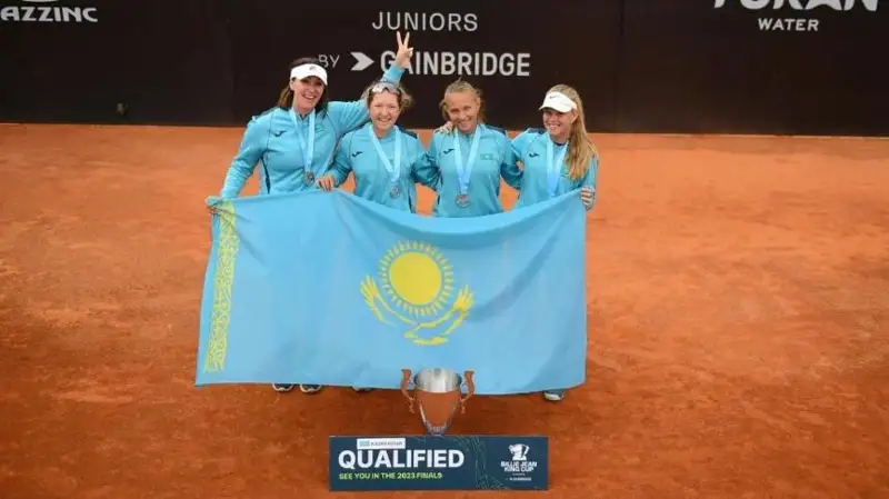 Юниорская сборная Казахстана по теннису добилась исторического достижения