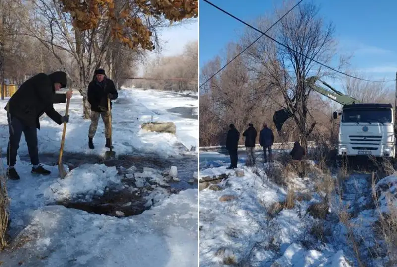 Угроза перелива воды снята силами «Казселезащиты» в Алматинской области