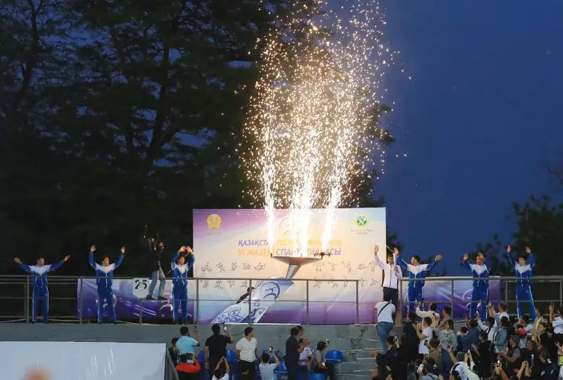 Огонь VI летней Спартакиады страны зажгли в Таразе