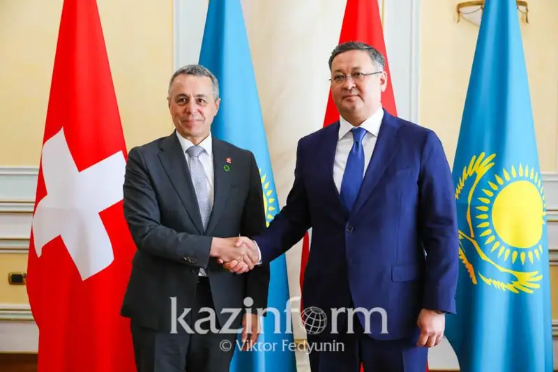 Министр иностранных дел Швейцарии посетил с официальным визитом Казахстан