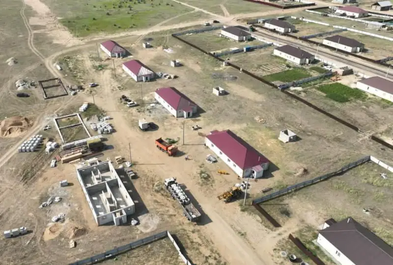 Дома по программе «Нұрлы жер» строят в Бескарагайском районе области Абай