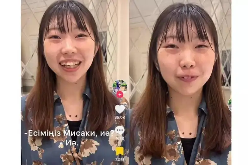 ايگۇل دەپ اتىن وزگەرتكەن. جاپون قىزى جەتى ايدا قازاق ءتىلىن ۇيرەنىپ العان