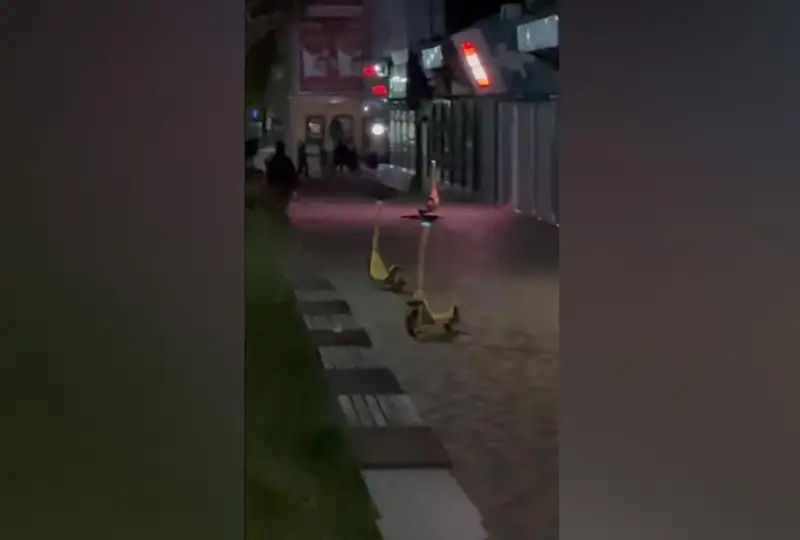 Массовую драку устроила молодежь на Арбате в Алматы