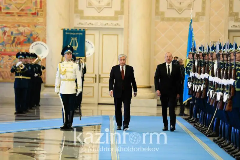Касым-Жомарт Токаев принял Президента Азербайджана в Акорде