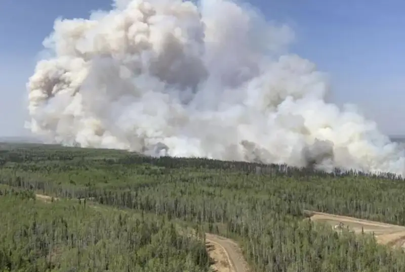 Тысячи людей эвакуировали из-за лесных пожаров в Канаде