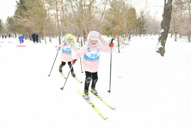 Снежный фестиваль прошел в Астане