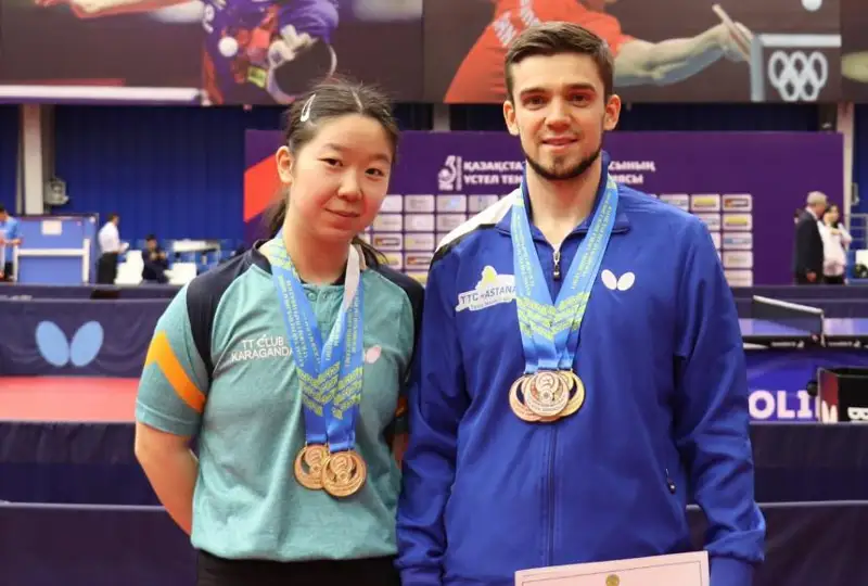 Два казахстанца выступят на турнире по настольному теннису в Словении