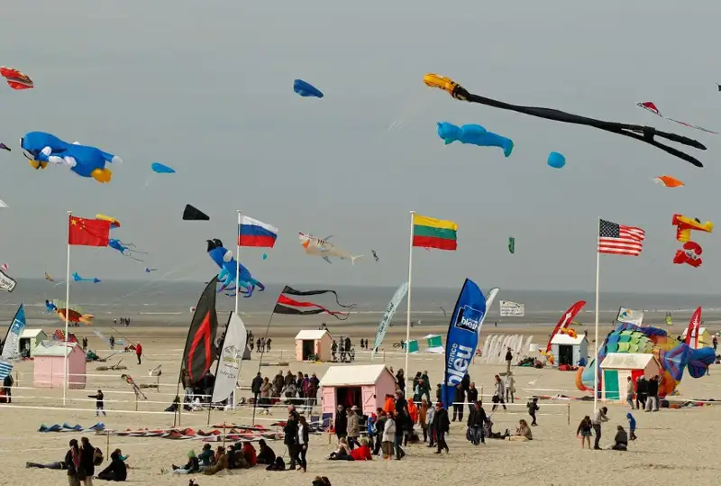 Автомобиль въехал в толпу людей на фестивале воздушных змеев во Франции