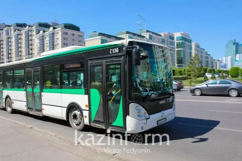 Автобусы по пяти маршрутам изменили схемы движения в Нур-Султане