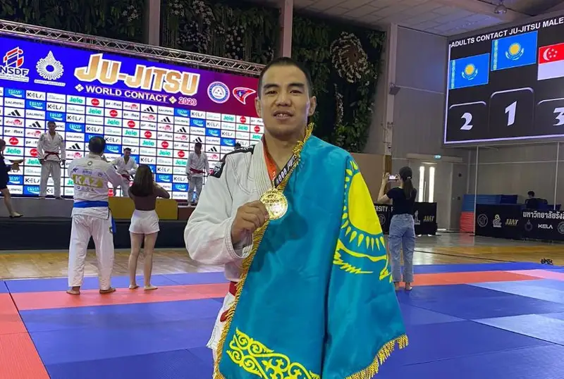 Костанаец стал чемпионом мира по джиу-джитсу