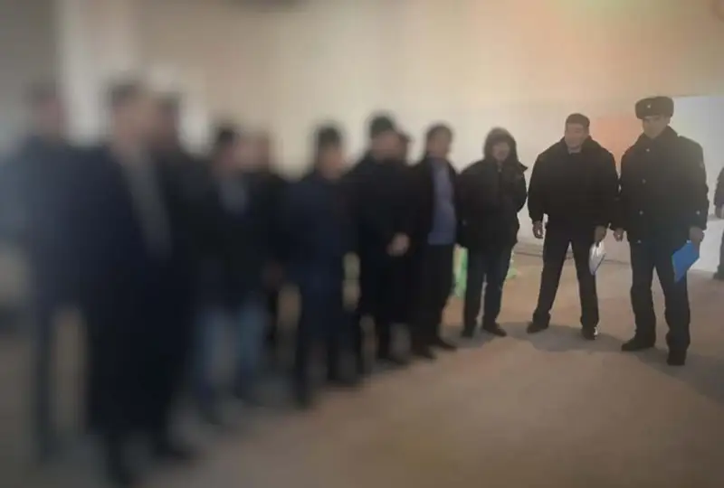 11 иностранцев незаконно работали на стройке в Акмолинской области