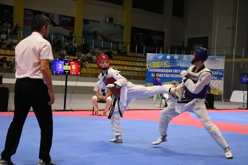 Кубок Казахстана по таеквондо среди взрослых стартовал в Туркестане