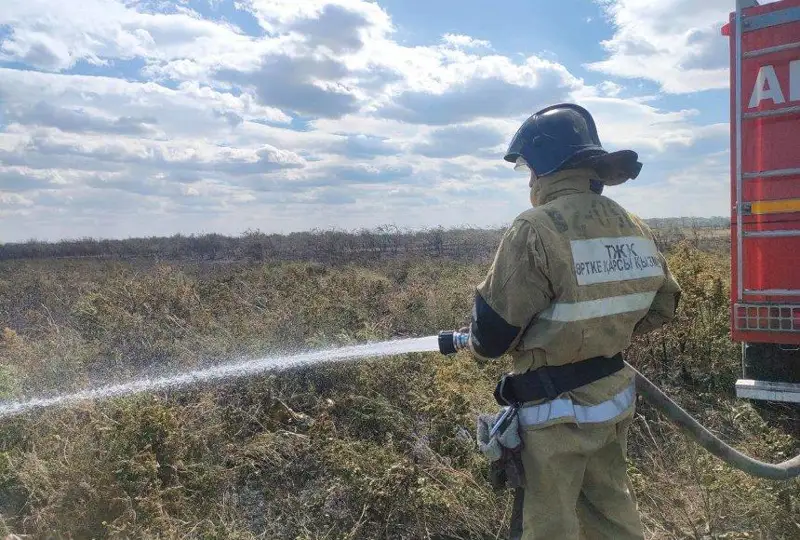 Пожар в Бескарагайском районе ликвидирован