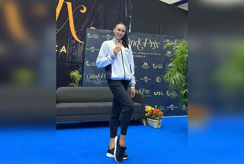 Eljana Tanıeva kórkem gımnastıkadan Gran-prı týrnırinde qola júldeger atandy