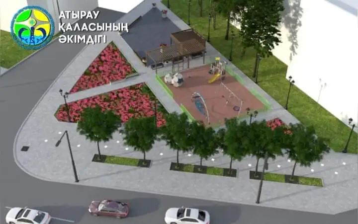 Atyraýdaǵy jańa shaǵyn aýdandarda eki saıabaq salynady