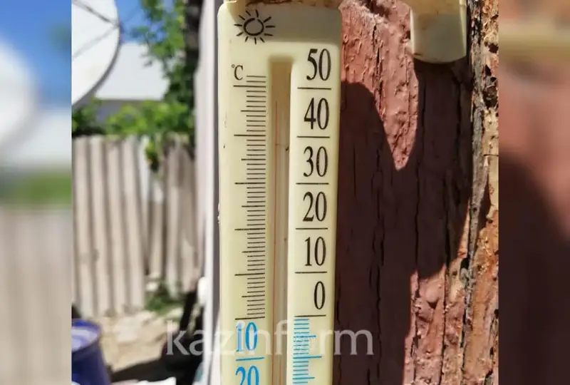 Аномальная жара: в Кызылкуме зафиксирована самая высокая температура воздуха по Туркестанской области