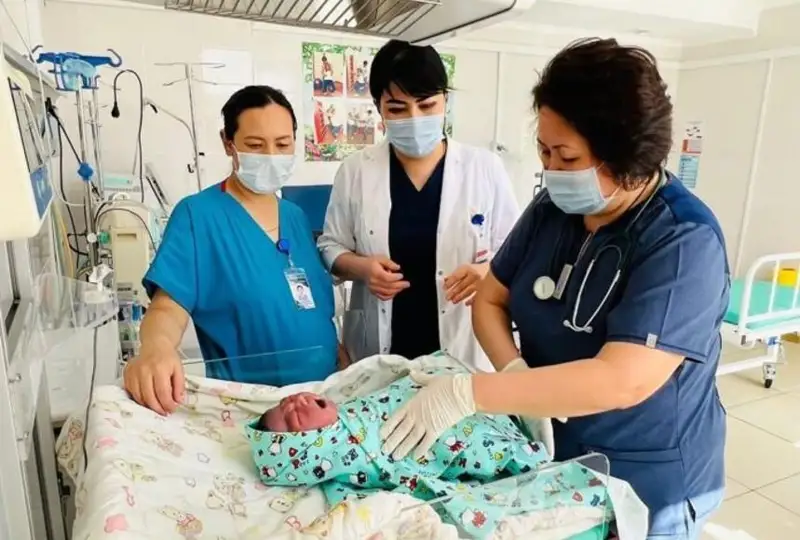 Чимкентда 6 кг вазнли чақалоқ дунёга келди