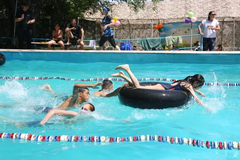 День Нептуна для детей военнослужащих провели в Таразе