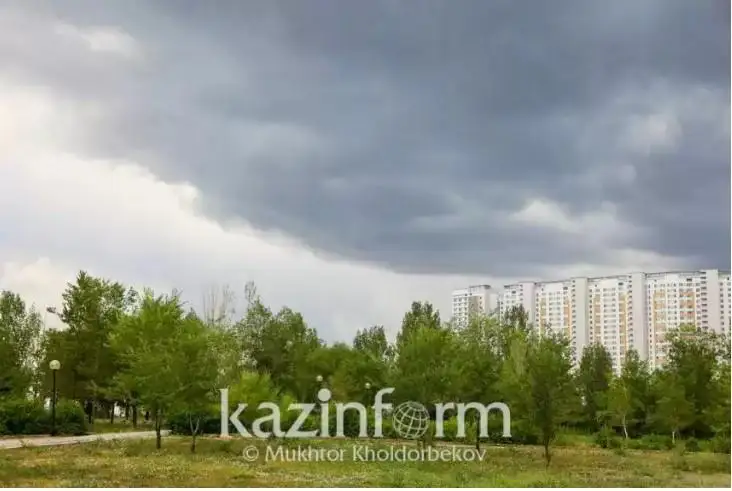 قازاقستاننىڭ 12 وڭىرىندە اۋا رايىنا بايلانىستى ەسكەرتۋ جاريالاندى