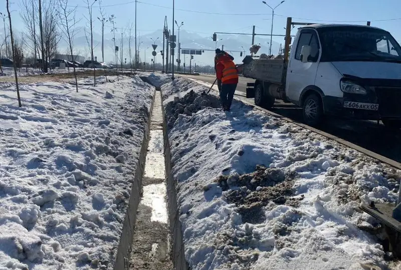 Паводкоопасные участки в Алматы взяты на контроль - ДЧС