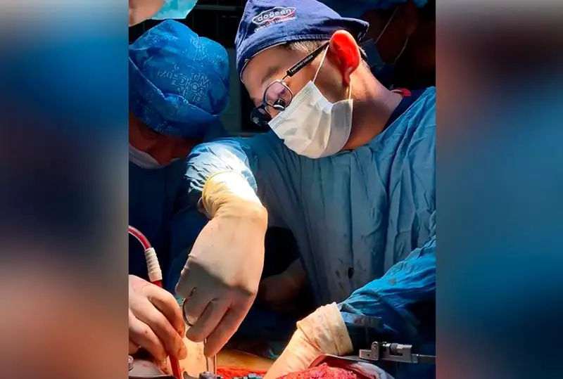 الماتىلىق دارىگەرلەر جاسى 70 تەن اسقان قاريانىڭ اسقازانىنان قاتەرلى ىسىكتى الىپ تاستادى