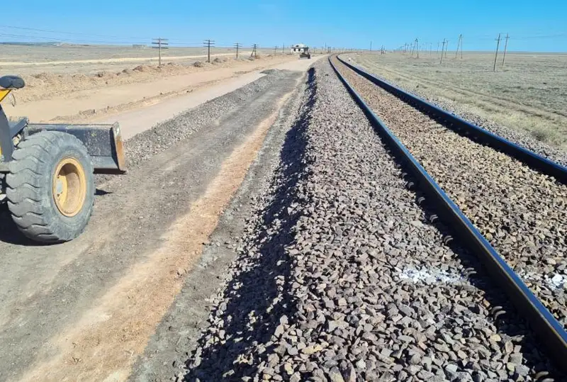 Строительство вторых путей ж/д участка Достык – Мойынты идет по графику