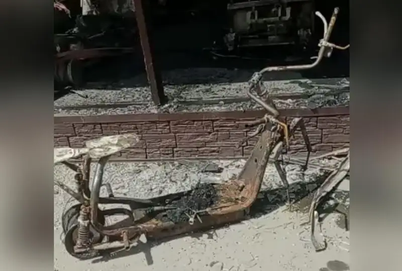 تۇركىستاندا ساياحاتتاۋعا ارنالعان 14 ەلەكتروموبيل ورتەنىپ كەتتى