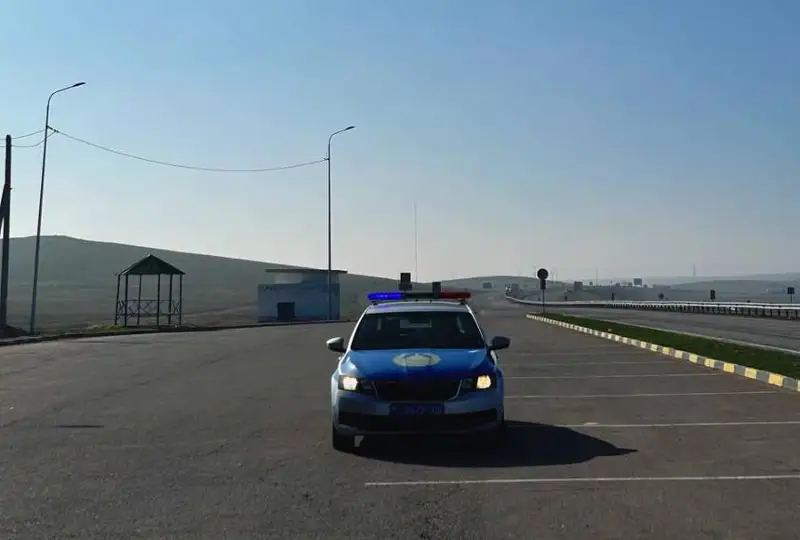 Как снизили аварийность на республиканской трассе в Жамбылской области