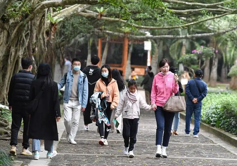 В новогодние праздники жители Китая совершили 52,7 млн внутренних туристических поездок