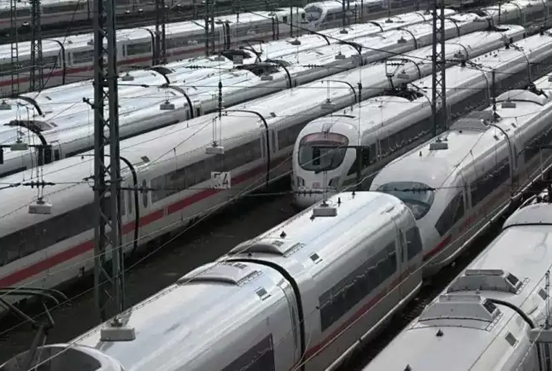 Из-за забастовки в Германии было остановлено движение поездов
