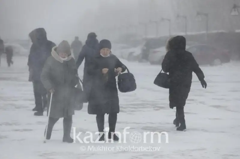 На большей части РК ожидается неустойчивый характер погоды с 28 по 30 января - Казгидромет