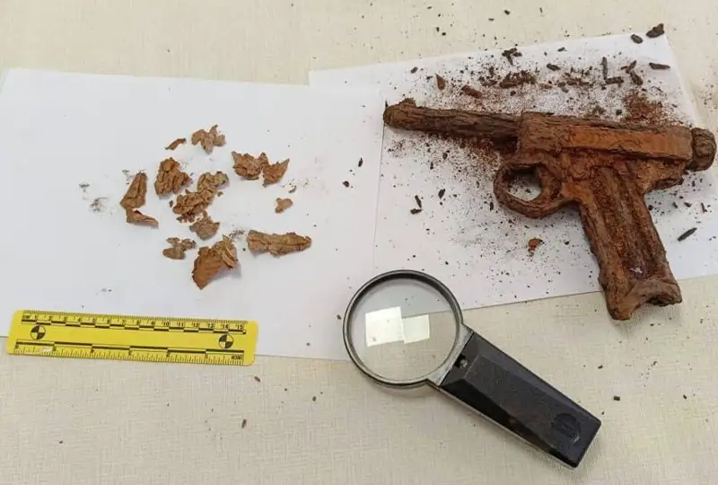 Житель области Улытау передал в полицию пистолет с 98-летней историей