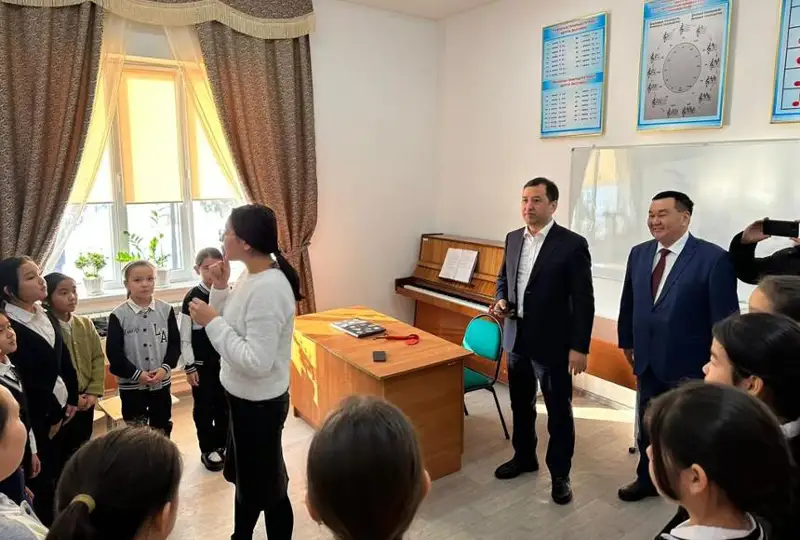 Вице-министр нацэкономики осмотрел проекты, реализованные по «Ауыл - ел бесігі» в Жамбылской области