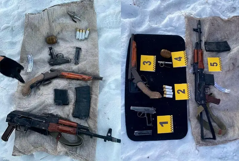 تالدىقورعاندا اتىس قارۋى مەن وق-دارىلەر جاسىرىلعان ورىن تابىلدى