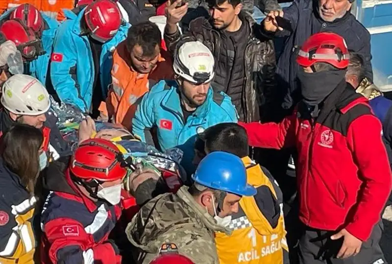 18-летнего жителя турецкого Адыямана спасли спустя 198 часов после землетрясения
