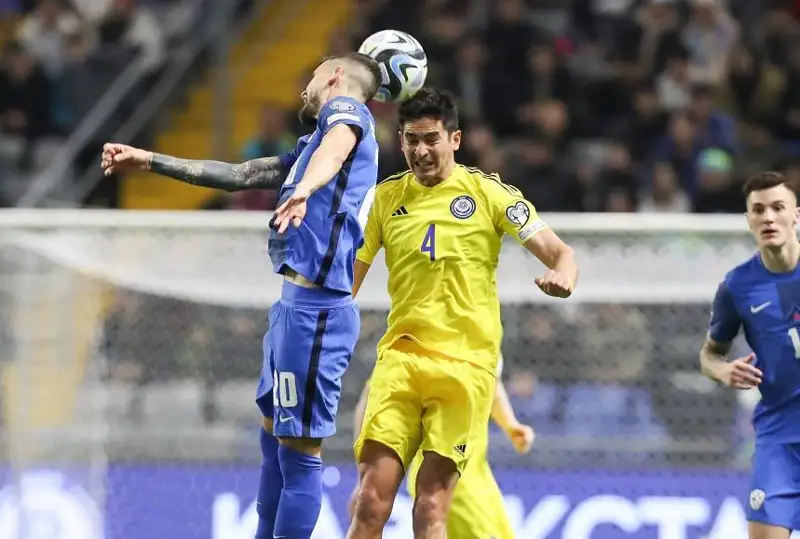 Казахстан уступил Словении в отборочном турнире чемпионата Европы-2024