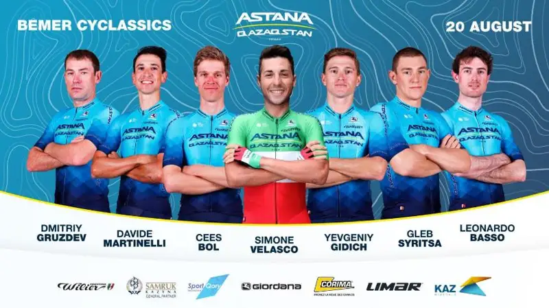 «Астана» назвала состав на велогонку в Германии
