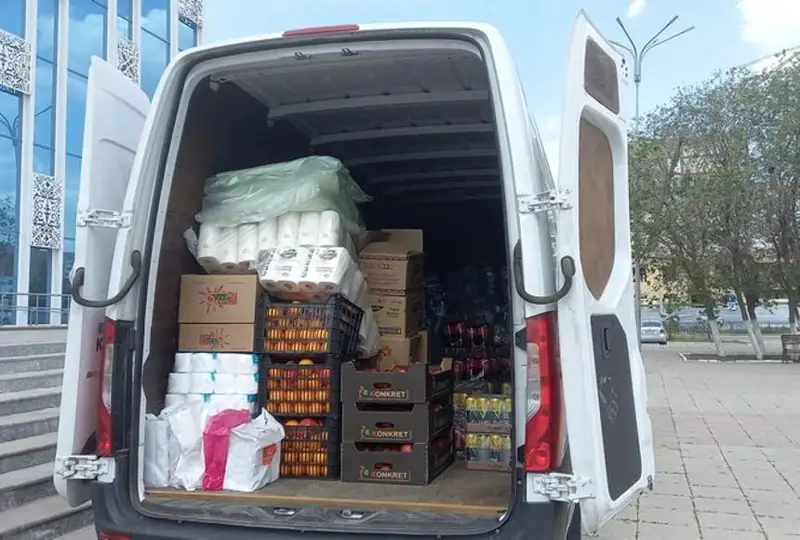 Карагандинцы отправили первую партию гуманитарной помощи в область Абай