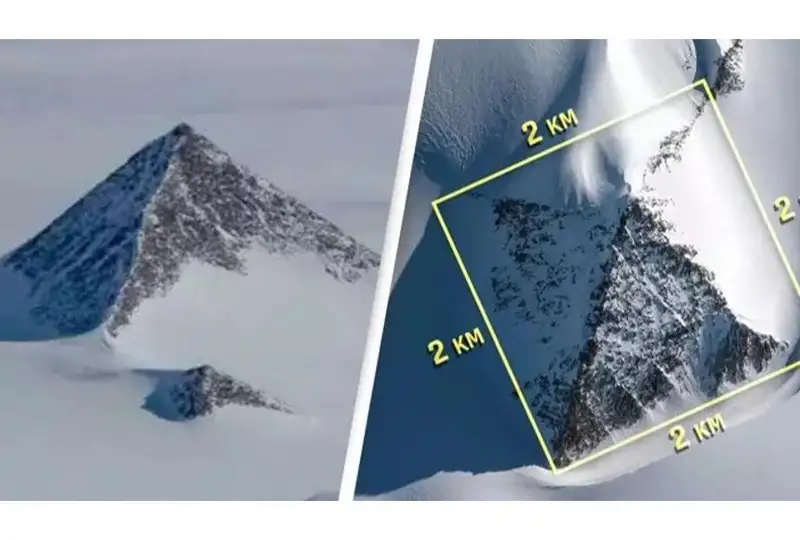 Антарктидада пирамида шаклидаги тоғ топилди