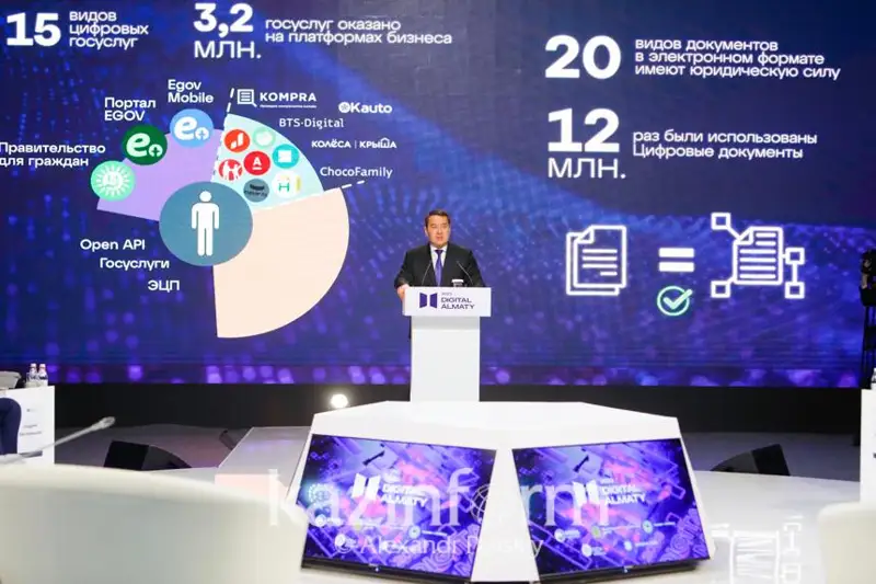 Казахстан движется по пути цифровой трансформации госуправления - Алихан Смаилов