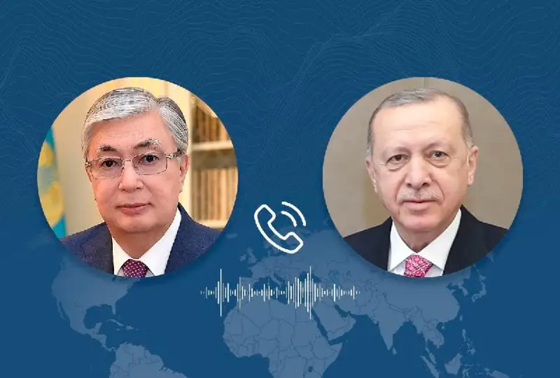 قاسىم-جومارت توقايەۆ تۇركيا پرەزيدەنتى رەجەپ تايپ ەردوعانمەن تەلەفون ارقىلى سويلەستى